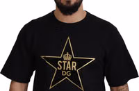 Black Gold STAR Crown DG Cotton Crewneck T-shirt 1