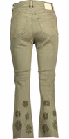 Green Cotton Jeans & Pants 2