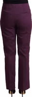 Violet High Waist Tapered Casual Pants 3