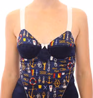 Blue Sailor Motive Tank Top 4