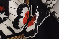 Black Love Clock Sequined Piano Skirt 4