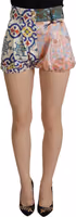 Multicolor High Waist Hot Pants Shorts 5