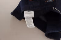 Blue Denim Stretch Crystal Hot Pants Shorts 5