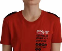 Red Amor Vincit Omnia Crewneck T-shirt 2