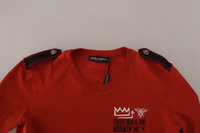 Red Amor Vincit Omnia Crewneck T-shirt 3