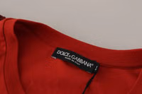 Red Amor Vincit Omnia Crewneck T-shirt 4