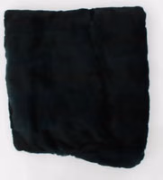Green Weasel Fur Crochet Hood Scarf Hat 5