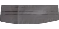 Gray Waist Belt Silk Cummerbund 3