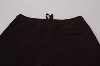 Brown Cashmere Trousers Bottoms Drawstring Pants 2