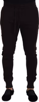 Brown Cashmere Trousers Bottoms Drawstring Pants 3