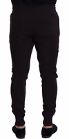 Brown Cashmere Trousers Bottoms Drawstring Pants 5