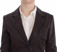 Brown Stretch Two Button Suit 4