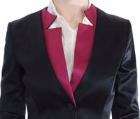 Black Pink Stretch Blazer Jacket 5