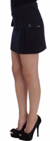 Blue Cotton Denim Mini Skirt 2