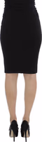 Black Straight Pencil Skirt 3