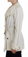 White Trench Coat Jacket 2