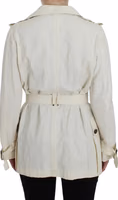 White Trench Coat Jacket 3