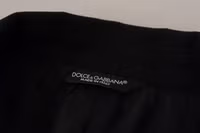 Black Double Breasted Coat Blazer Jacket 1