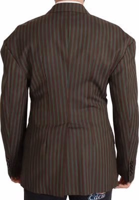 Multicolor Stripes Double Breasted Blazer