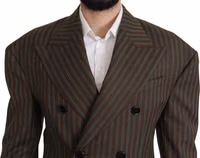 Multicolor Stripes Double Breasted Blazer 2