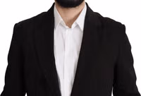 بليزر صوف أسود أحادي الصدر 2