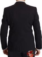 Black Single Breasted Jacket MARTINI Blazer 2