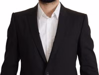 Black Single Breasted Jacket MARTINI Blazer 3