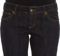 Blue Cotton Straight Fit Stretch Jeans 5