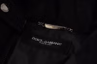 Black Nylon Hooded Parka Coat Winter Jacket 2