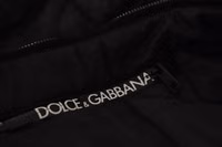 Black Nylon Hooded Parka Coat Winter Jacket 4