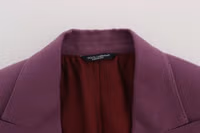Purple Cashmere Slim Fit Blazer Jacket 2