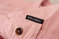 Pink Casual Button Down Long Sleeves Shirt 5