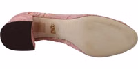 Pink Taormina Lace Crystal Pumps Pastel Shoes 5