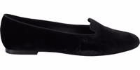 Black Velvet Slip Ons Loafers Flats Shoes 2