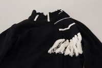 Black Cashmere Turtleneck Pullover Sweater 5