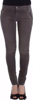 Gray Slim Jeans Denim Pants Skinny Leg Stretch 1