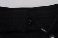 Black Cotton Bermuda Cargo Shorts 5