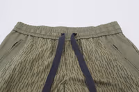Green Striped Cargo Zipper Leg Men Trouser Pants 5