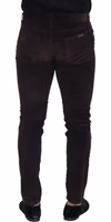 Brown Corduroy Men Casual Trouser Pants 3
