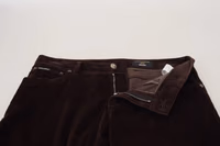 Brown Corduroy Men Casual Trouser Pants 4