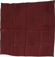 Maroon Silk Crown Square Wrap Handkerchief Scarf 2