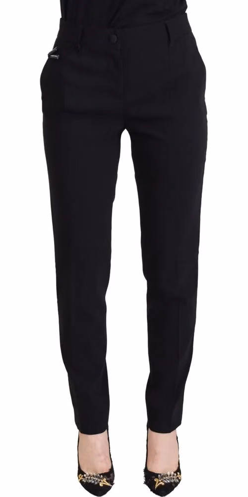 Black High Waist Women Pants