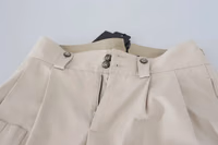 Beige High Waist Women Pants 4