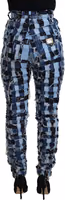 Multicolor Patchwork Cotton Denim Jeans 3
