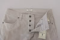 Gray Cotton Tapered Men Casual Pants 4