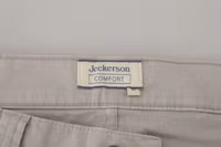 Gray Cotton Tapered Men Casual Pants 5