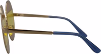 Gold Oval Metal Crystals Shades DG2209B Sunglasses 4
