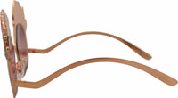 Pink Gold Rose Sequin Embroidery DG2202 Sunglasses 4