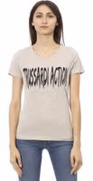 Beige Cotton Women Top 1