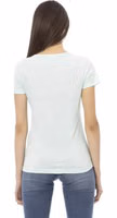 Light Blue Cotton Women Top 3